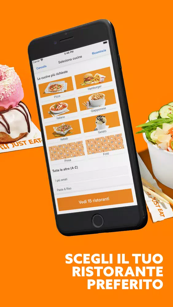 Just Eat ITA Cibo a Domicilio سکرین شاٹس