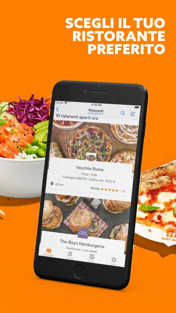Just Eat ITA Cibo a Domicilio سکرین شاٹس