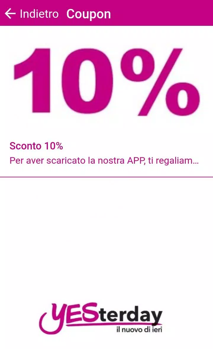 Yesterday - il nuovo di ieri應用截圖