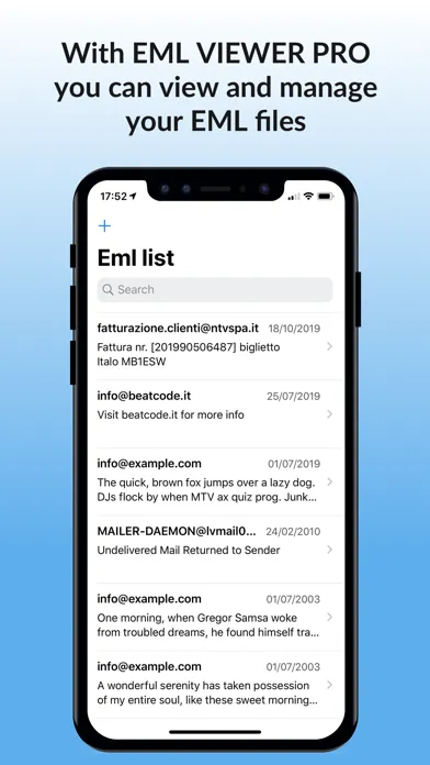 EML reader Pro EML file viewer স্ক্রিনশট