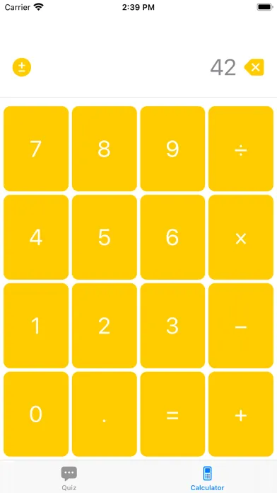 Tangkapan layar Quiz Calc