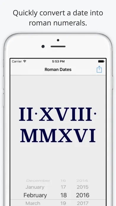Roman Dates سکرین شاٹس