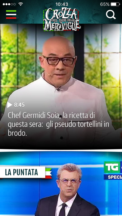 Screenshot di Crozza nel paese delle meraviglie