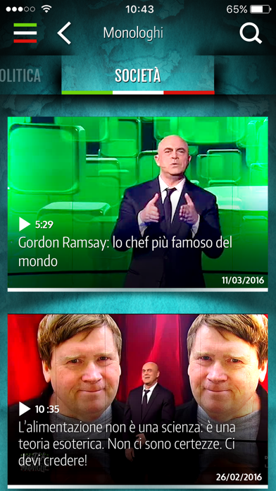 Screenshot di Crozza nel paese delle meraviglie