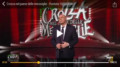 Tangkapan layar Crozza nel paese delle meraviglie