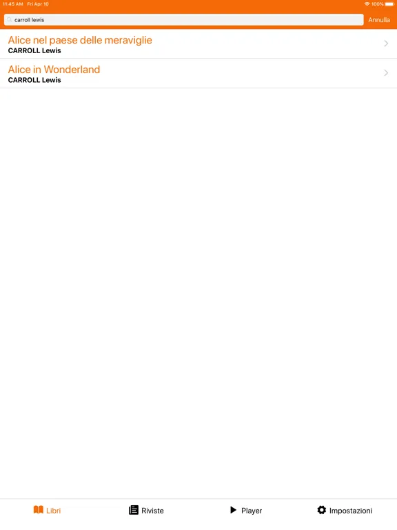 Libro Parlato CILP App iPad 应用截图