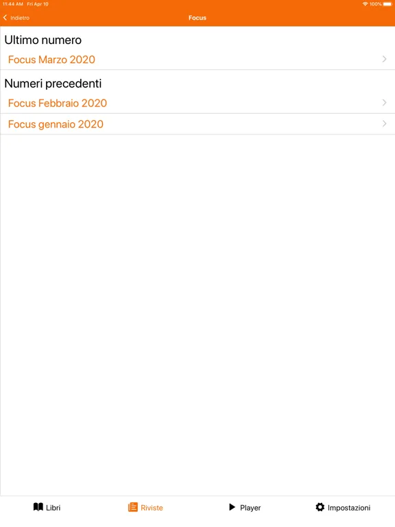 Libro Parlato CILP App iPad 应用截图