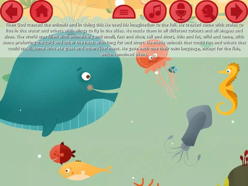 Capturas de tela do The Bible - The Creation Lite iPad 