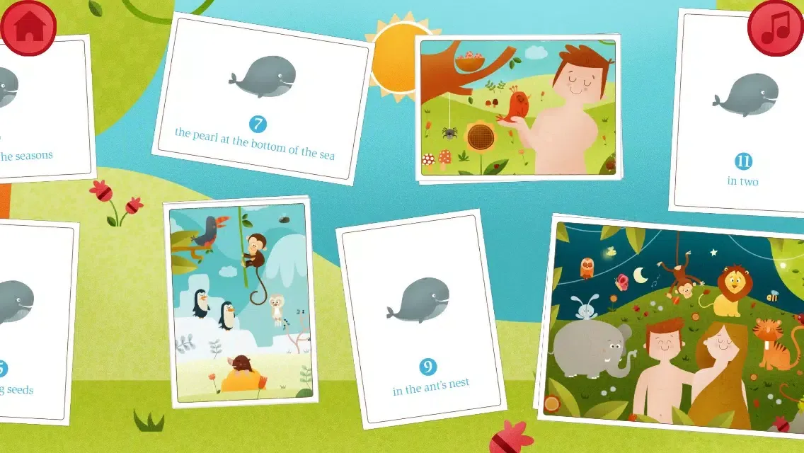 Capturas de tela do The Bible - The Creation Lite