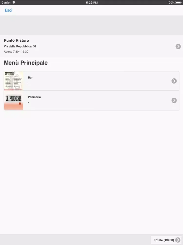 Capturas de pantalla de Punto Ristoro School iPad 