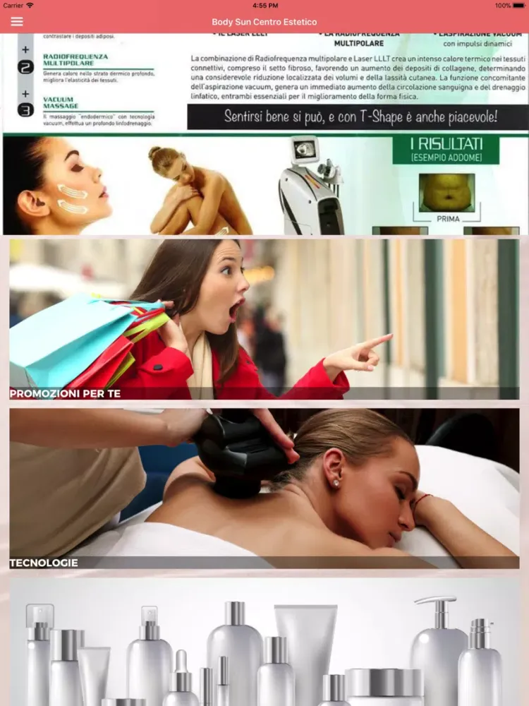 Body Sun Estetica Mestre iPad  स्क्रीनशॉट