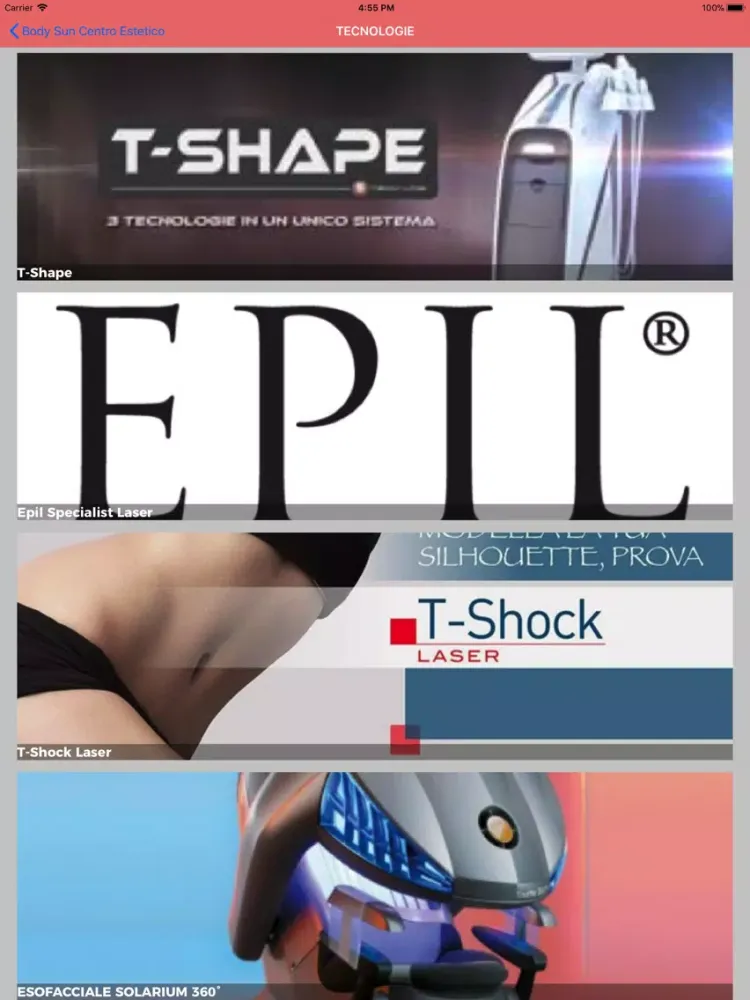 Body Sun Estetica Mestre iPad  स्क्रीनशॉट