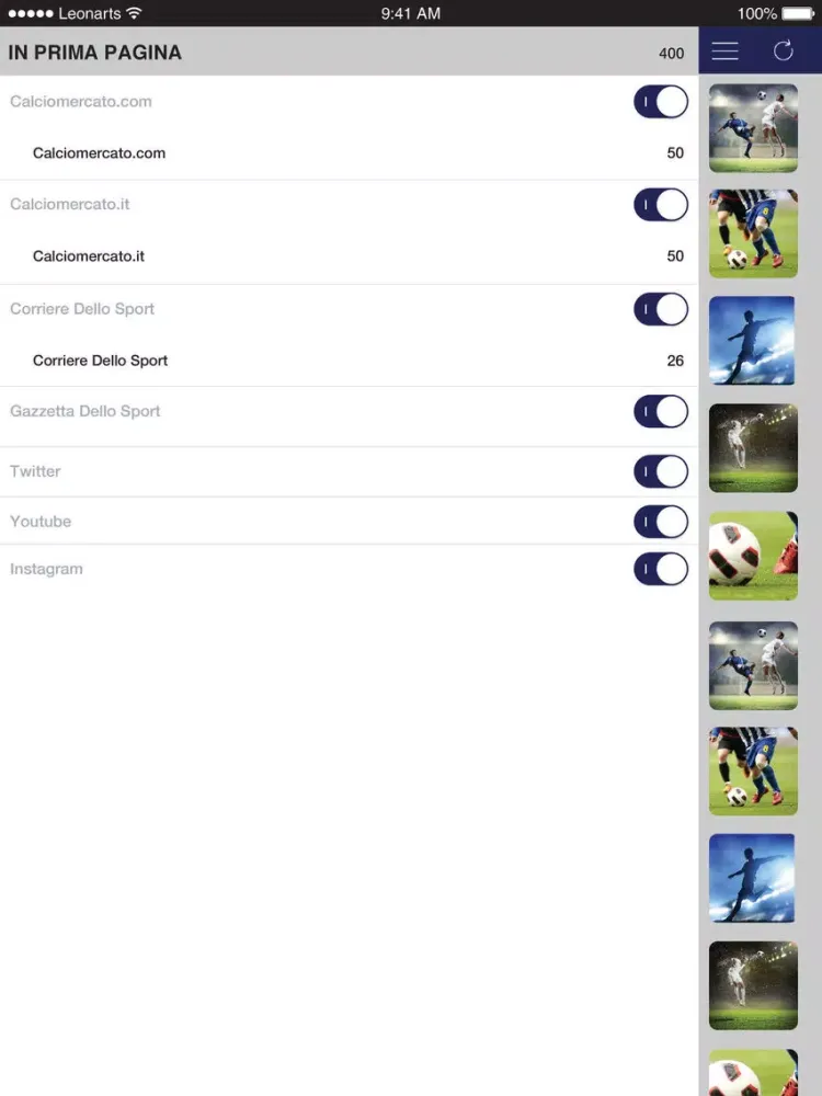 صور SportFlash Bologna iPad 