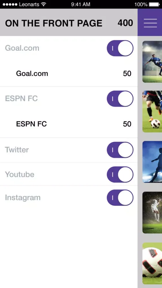 Tangkapan layar SportFlash Real Madrid