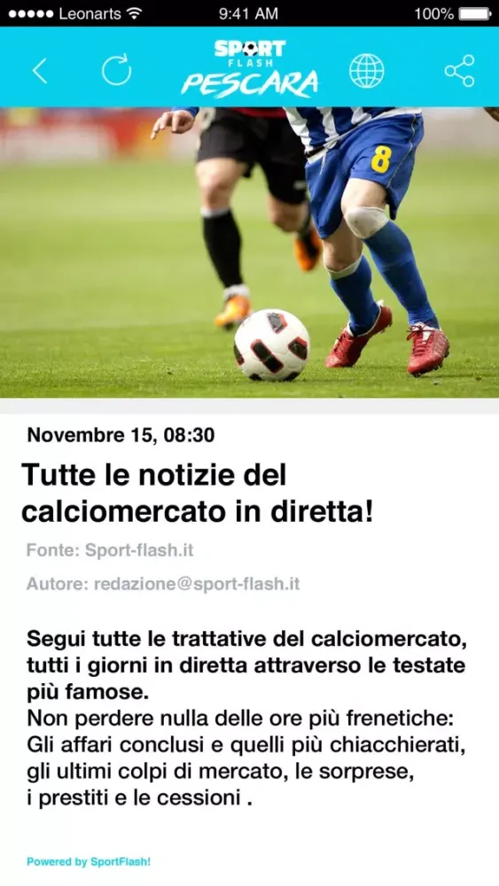 SportFlash Pescara 스크린샷