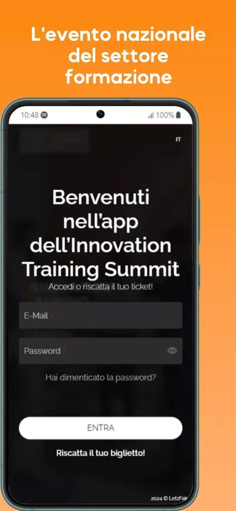 Ảnh chụp màn hình của Innovation Training Summit EFI