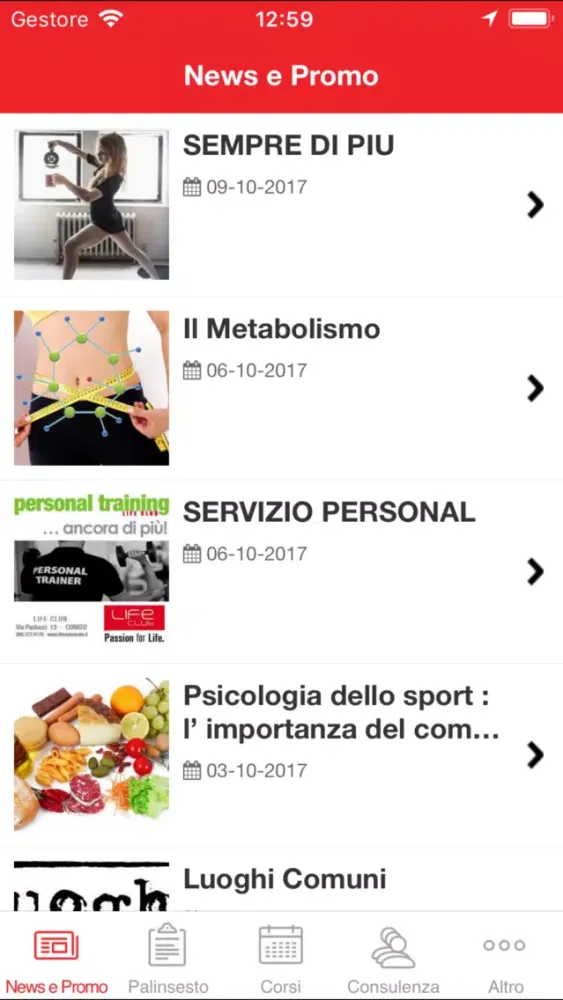 PALESTRA LIFE CLUB CORATO Screenshots