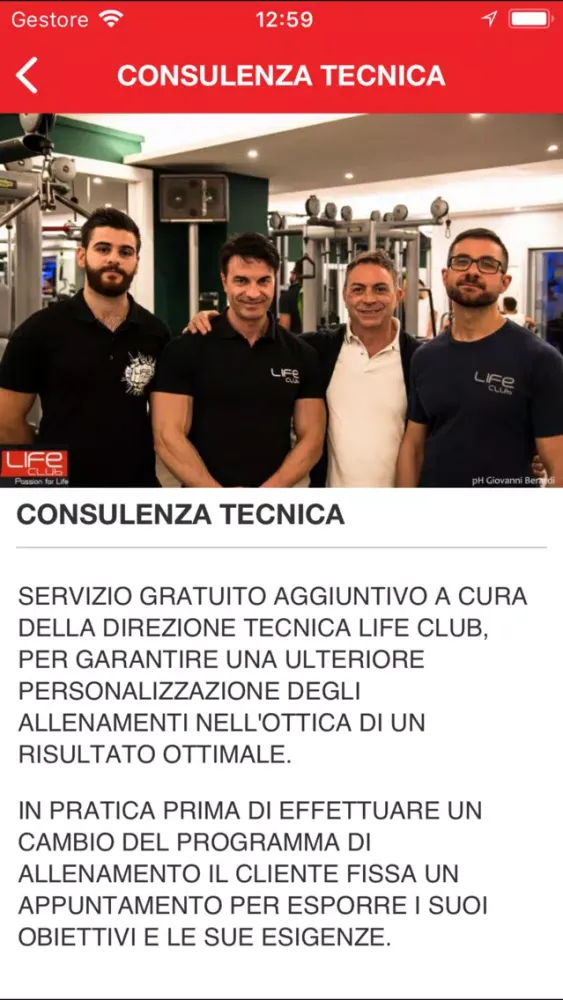 PALESTRA LIFE CLUB CORATO Screenshots