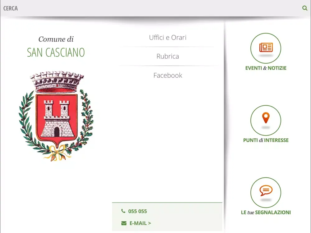 Tangkapan skrin San Casciano in Val di Pesa iPad 
