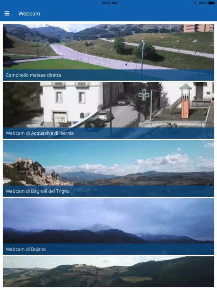 Capturas de pantalla de Meteo in Molise iPad 