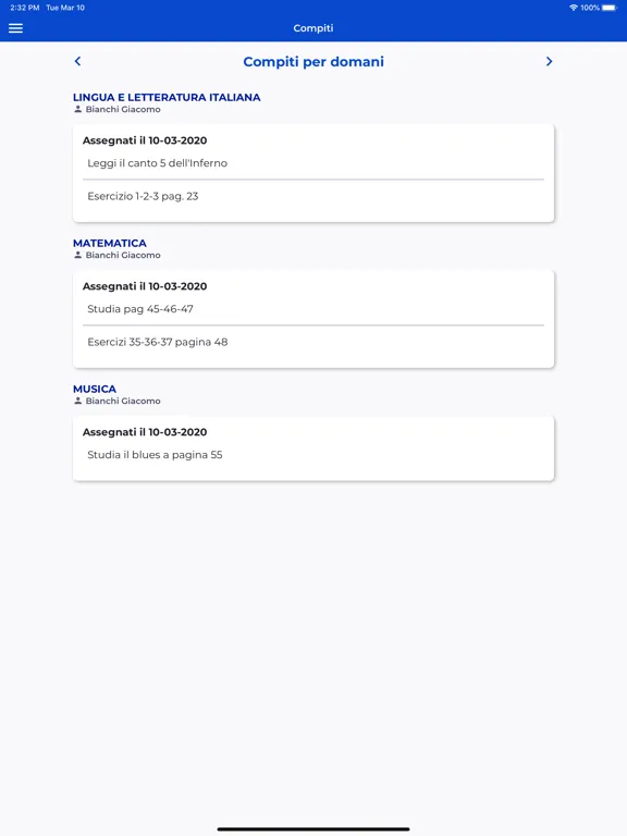 Nuvola - Tutore Studente iPad  スクリーンショット