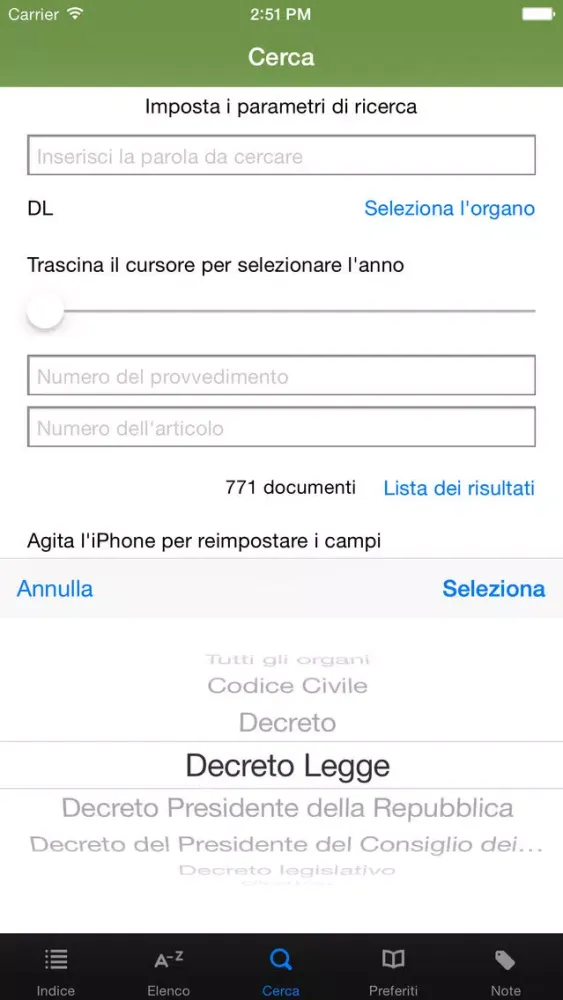 Codice degli Appalti Screenshots