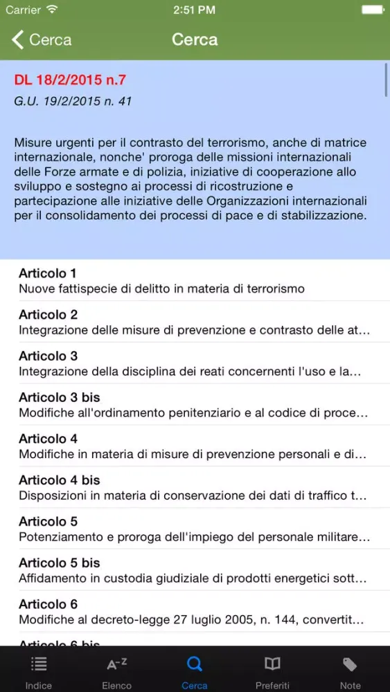 Codice degli Appalti Screenshots