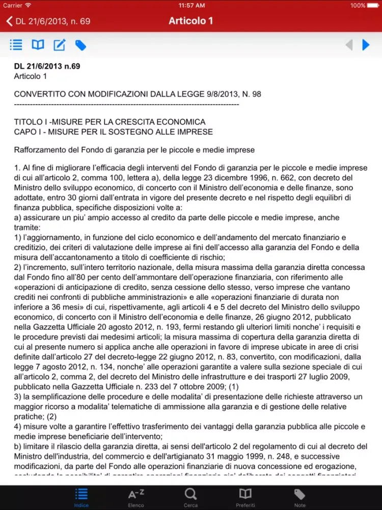 Скриншоты Codice Civile e di Proc Civile iPad 