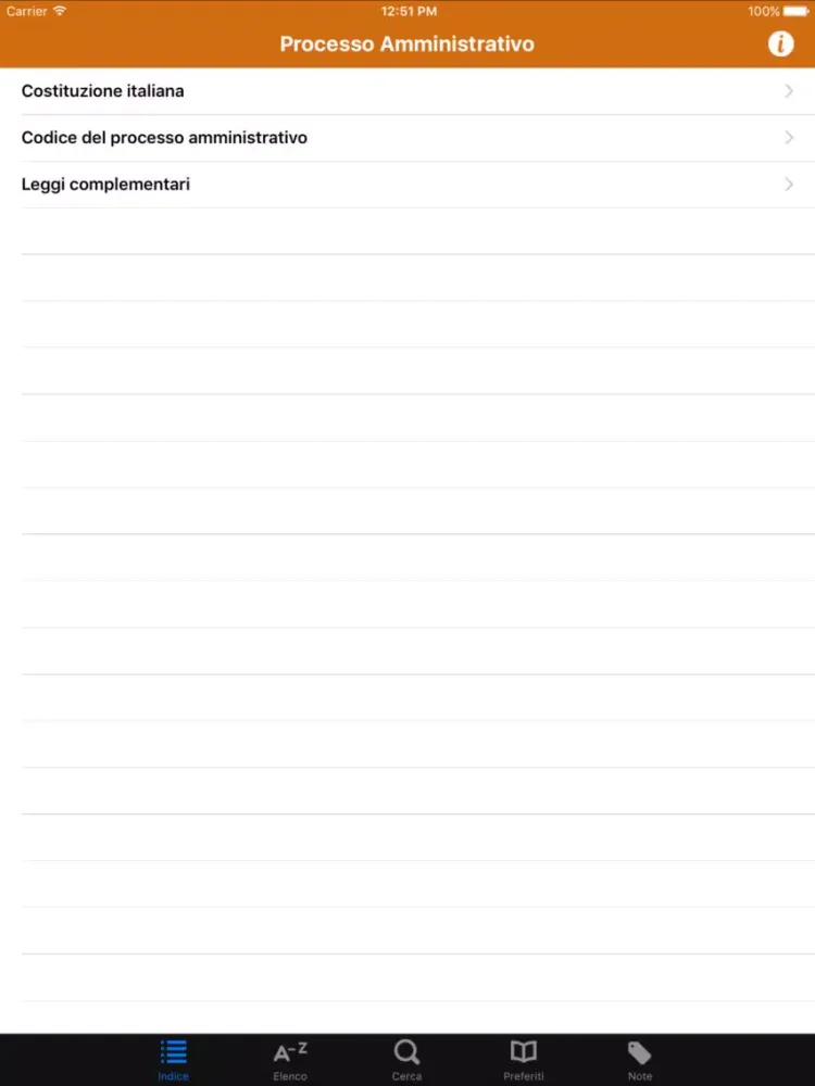 Скриншоты Codice del Processo Amministrativo iPad 