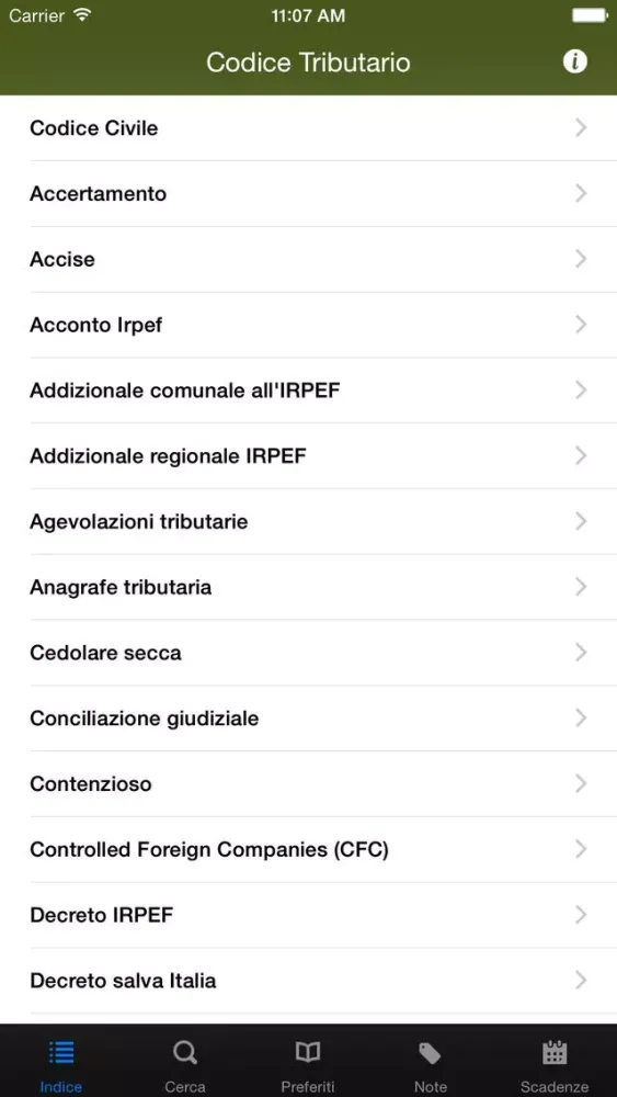 Codice Tributario Screenshots