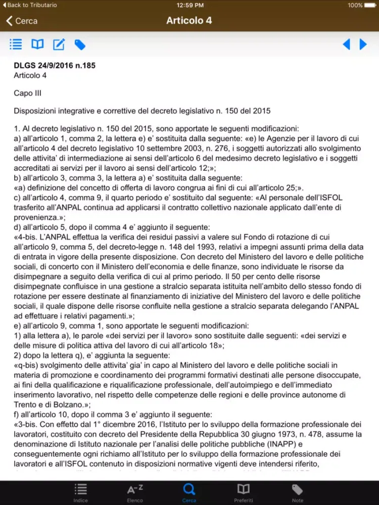 Leggi Italiane iPad 應用截圖
