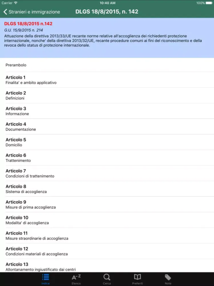 Codice Penale e di Proc Penale iPad  سکرین شاٹس