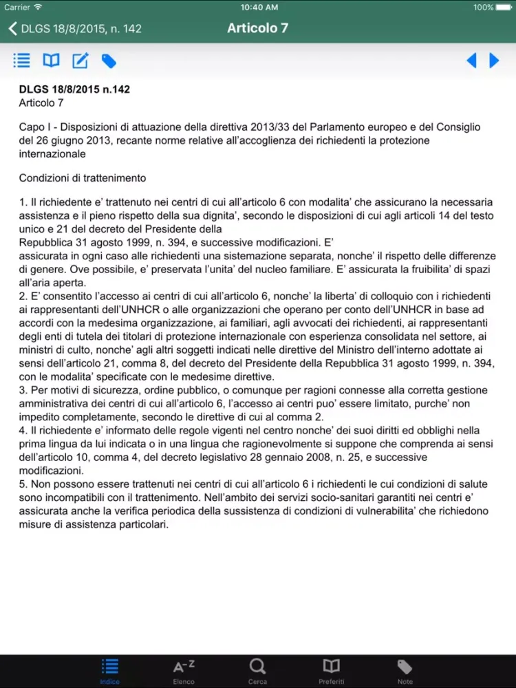 Codice Penale e di Proc Penale iPad  سکرین شاٹس