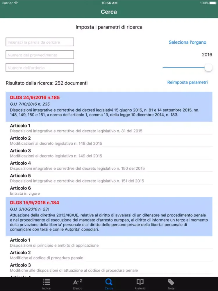 Codice Penale e di Proc Penale iPad  سکرین شاٹس