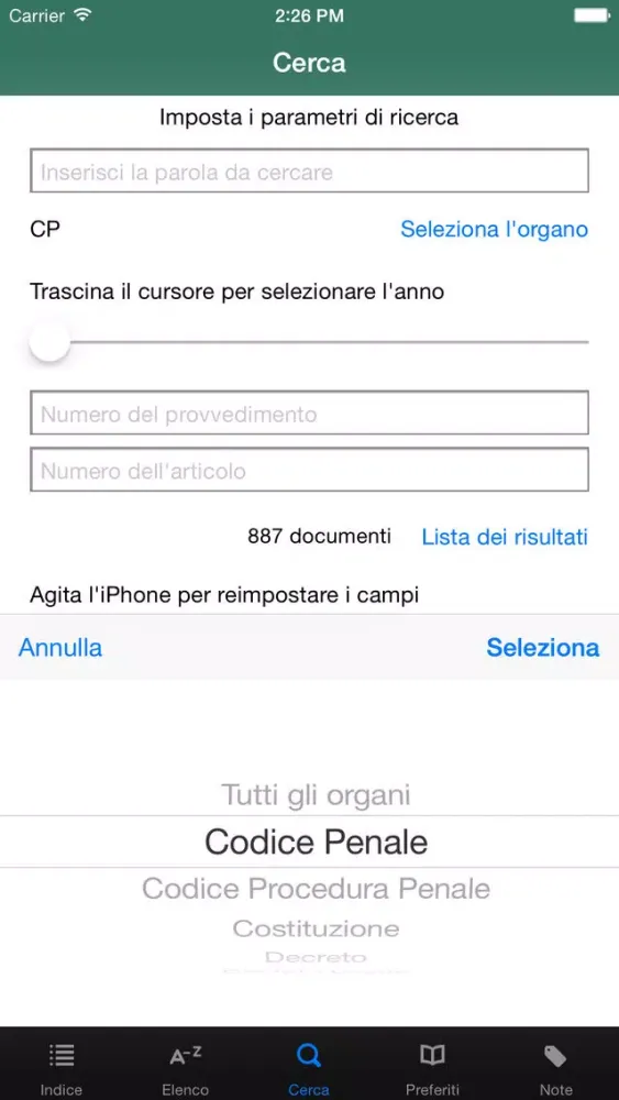 Codice Penale e di Proc Penale سکرین شاٹس