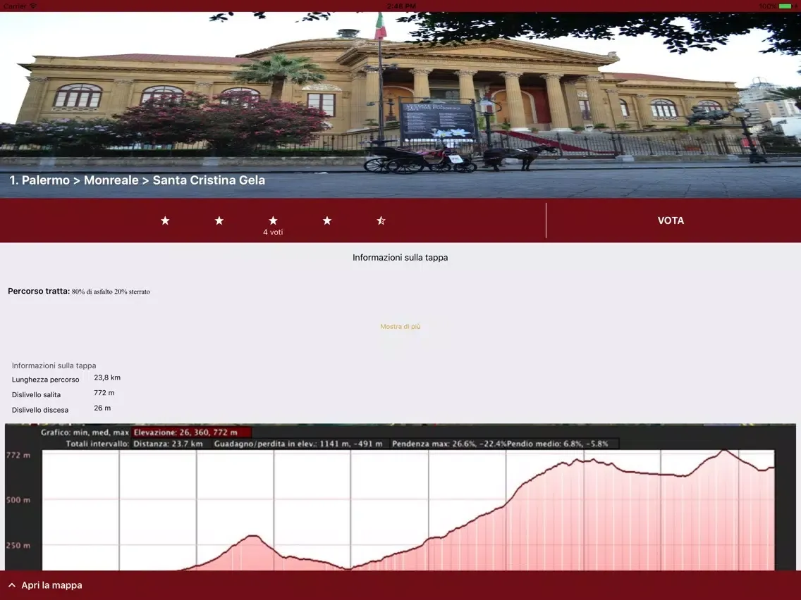 Screenshot di Magna Via Francigena iPad 