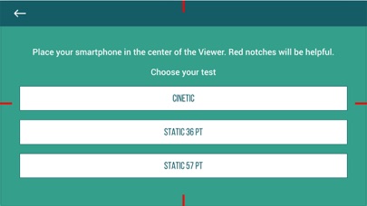 Ảnh chụp màn hình của MyVisualField Test