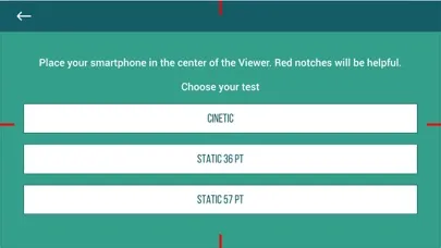 Скриншоты MyVisualField Test