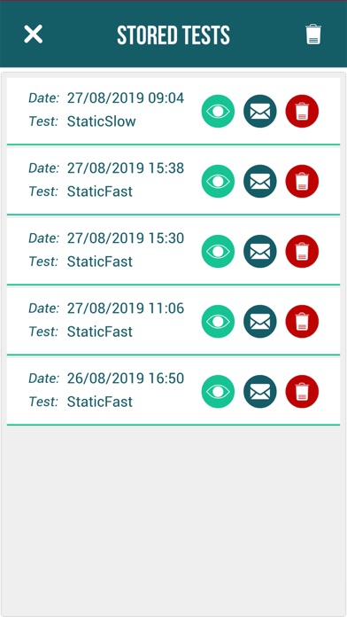 Ảnh chụp màn hình của MyVisualField Test