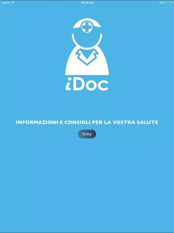 Ảnh chụp màn hình của iDoc Salute iPad 