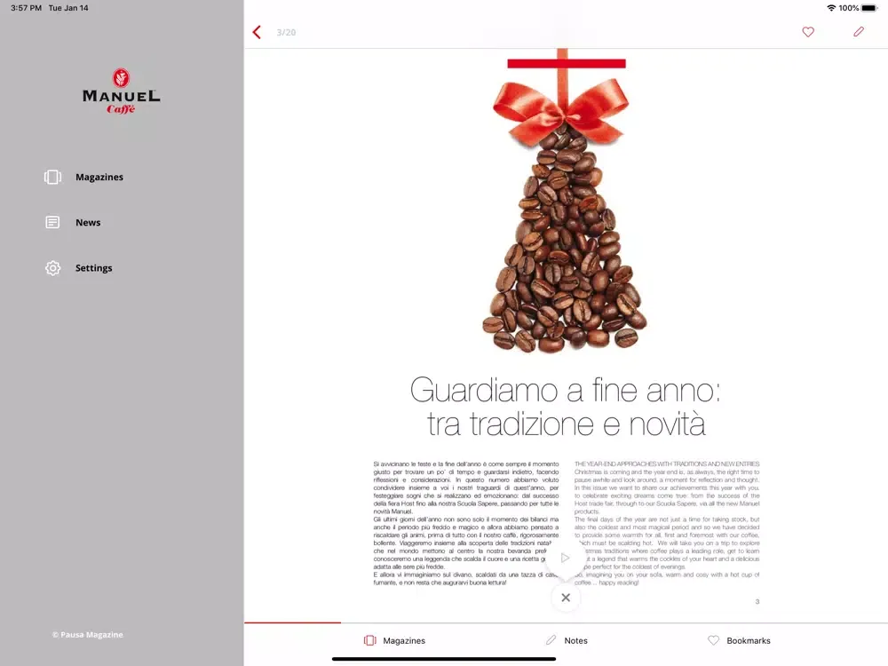 Pausa Magazine iPad 應用截圖