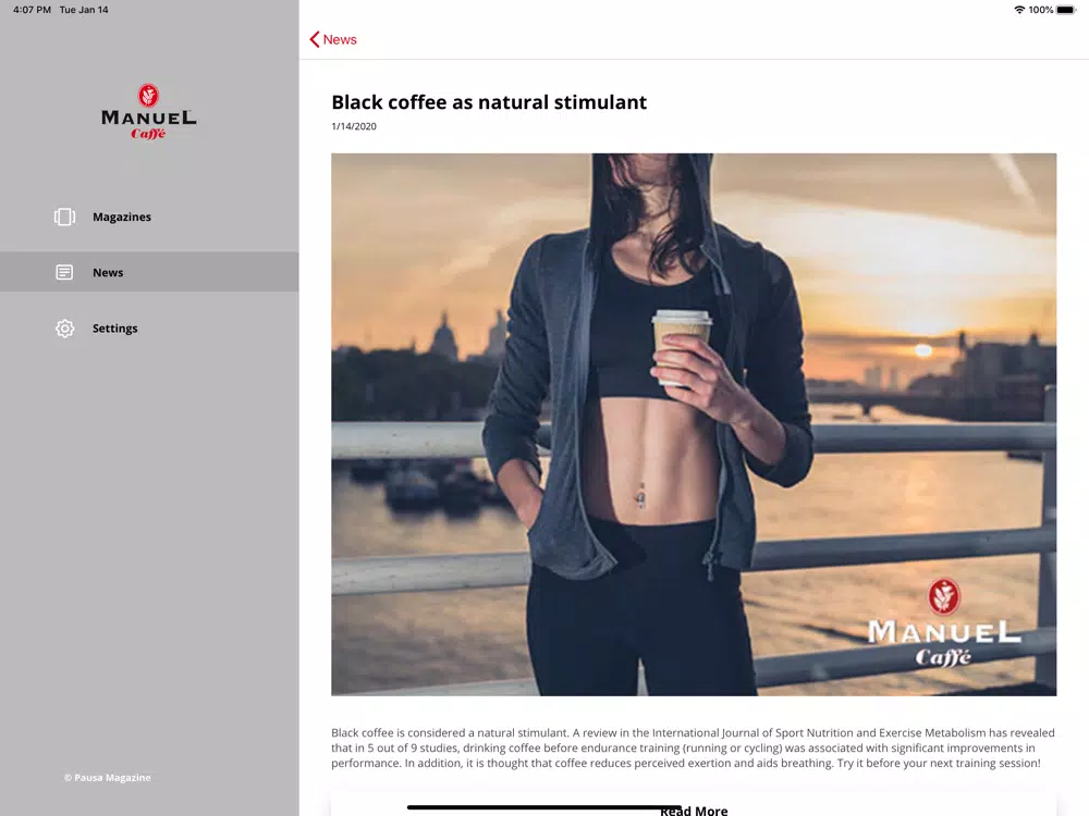 Pausa Magazine iPad  Ekran Görüntüleri