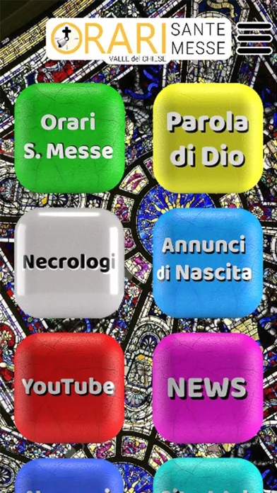 Capturas de tela do Orari Sante Messe