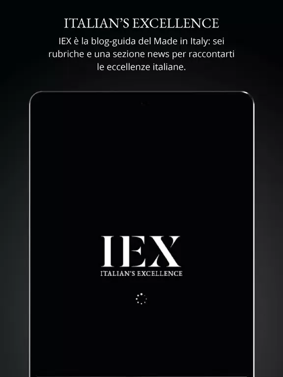 Zrzuty ekranu IEX - Italian's Excellence iPad 