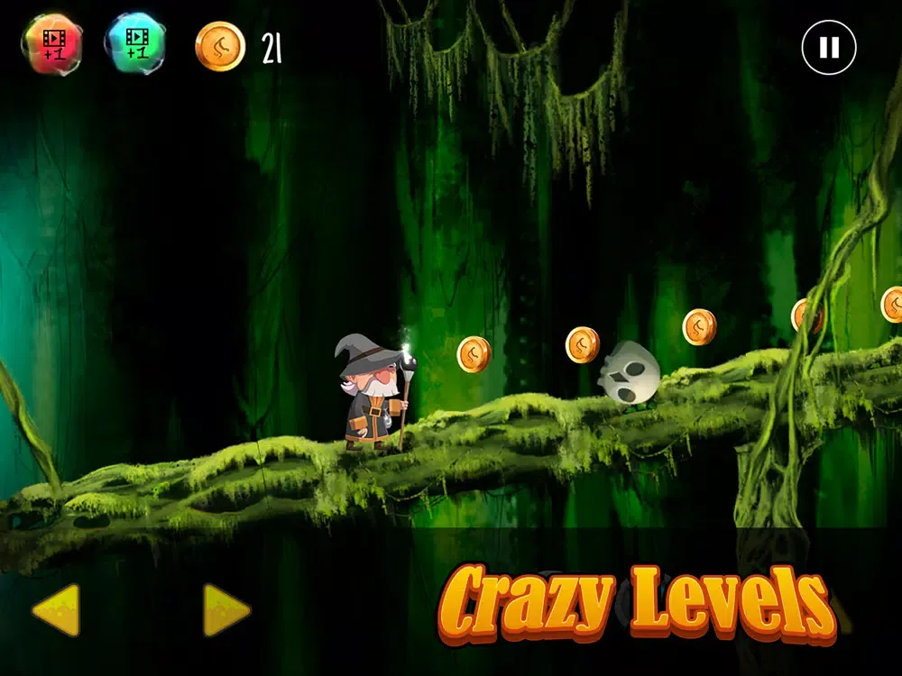 Tangkapan layar Gerald the Mage iPad 