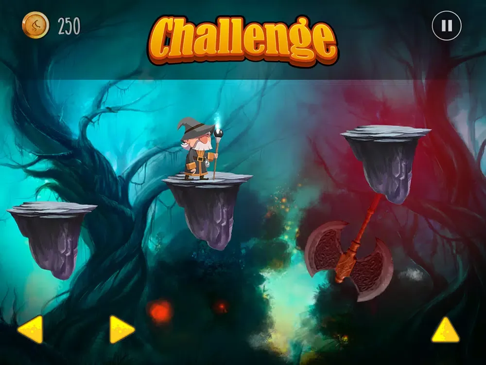 Tangkapan layar Gerald the Mage iPad 