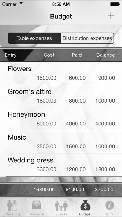 Screenshot di Wedding - Wedding Planner complete