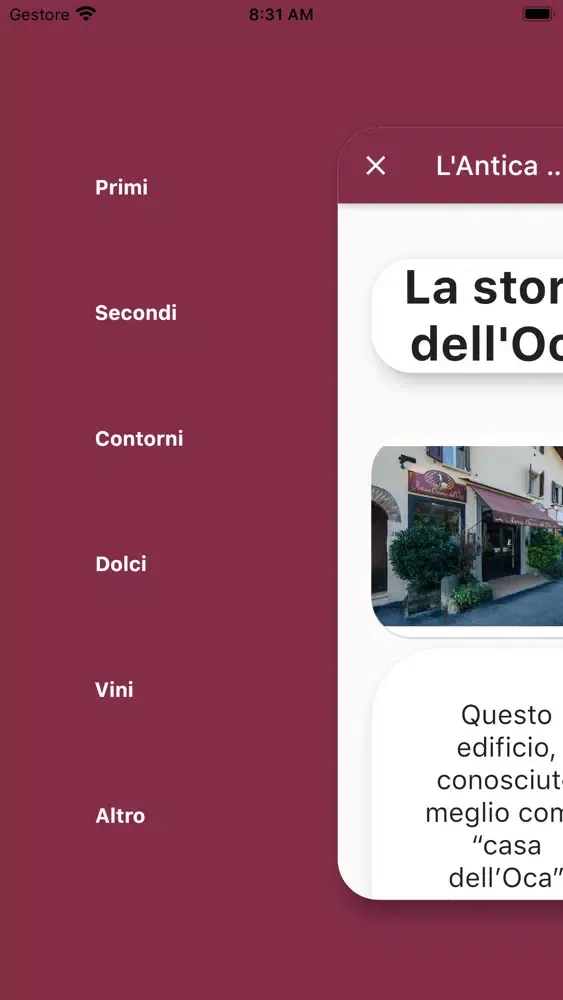 Antica Osteria dell'Oca應用截圖