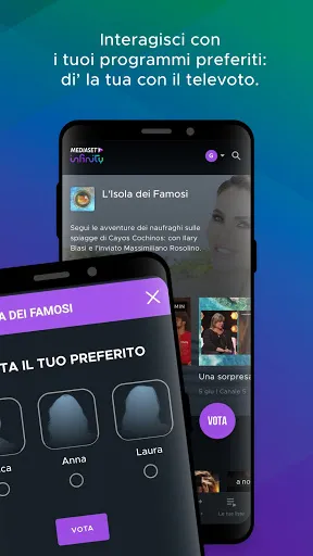 Screenshot di Mediaset Infinity TV