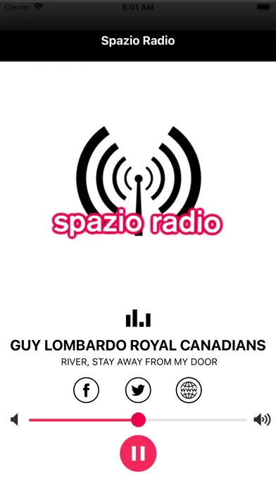 Capturas de tela do Spazio Radio - Roma